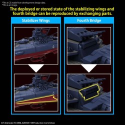 Bandai Model Kit - Star Blazers 3199  Space Battleship Yamato 1:1000
